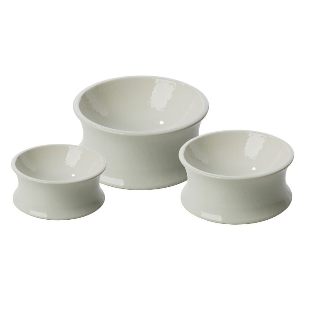 Kurve Raised Ceramic Bowls, Medium - 2
